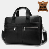 Sac à Main Homme Luxe | Sac Parker Noir