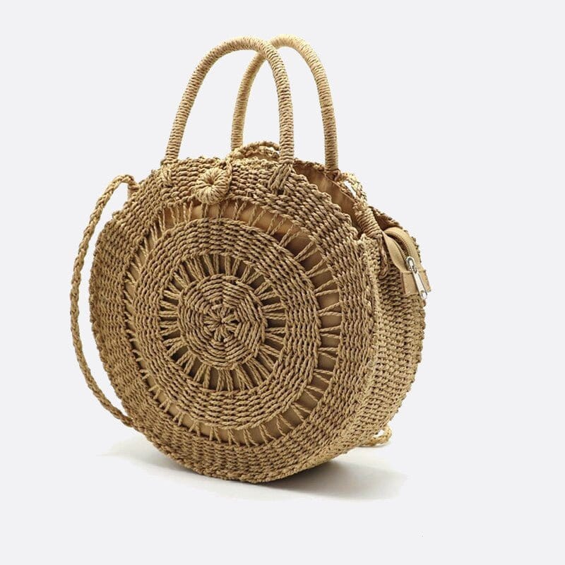 Sac à Main Rond en Corde - Style Élégant | Nina Sac