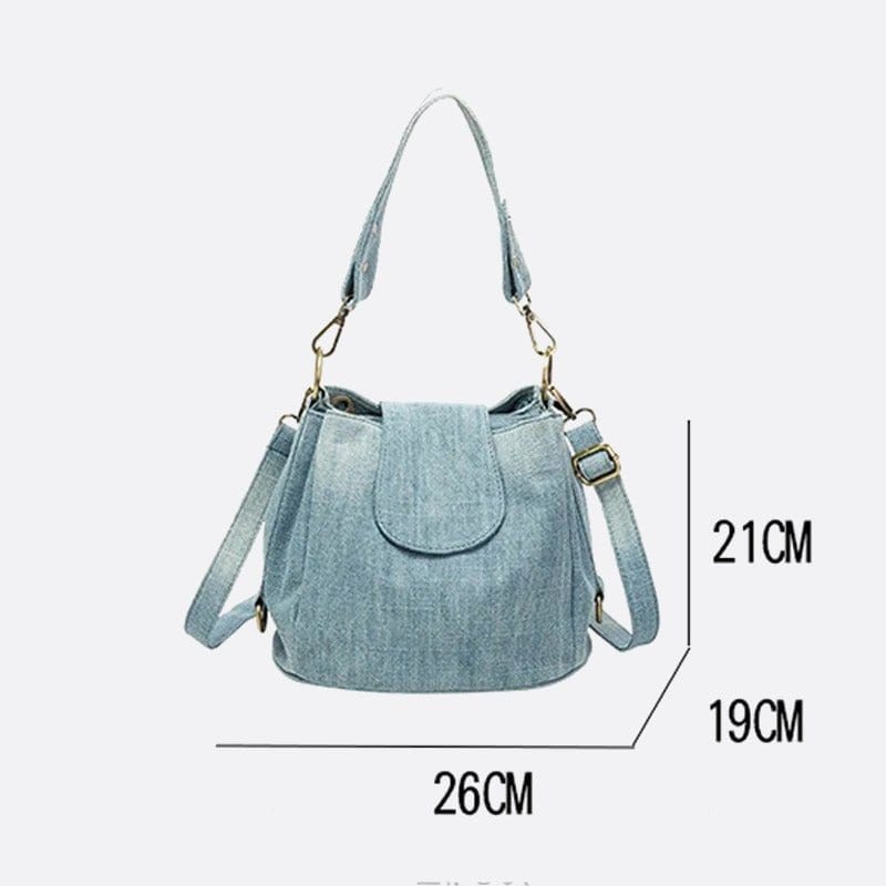 Sac à Main Seau Denim | Nina Sac