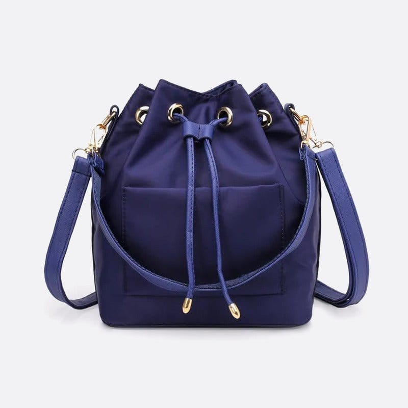 Sac à Main Seau Nylon Cordon | Nina Sac Bleu