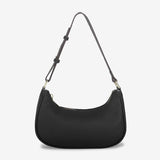 Sac Baguette Élégant en Cuir | Nina Sac Noir