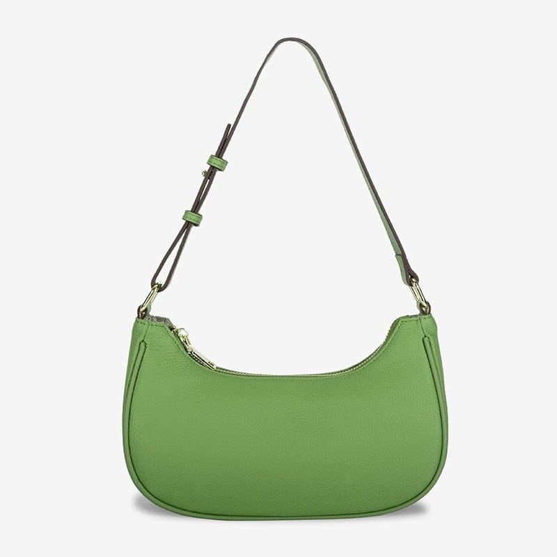 Sac Baguette Élégant en Cuir | Nina Sac Vert