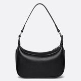 Sac Baguette en Cuir Noir | Nina Sac