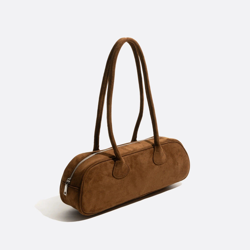 Sac baguette en daim: Luxe incarné | Nina Sac