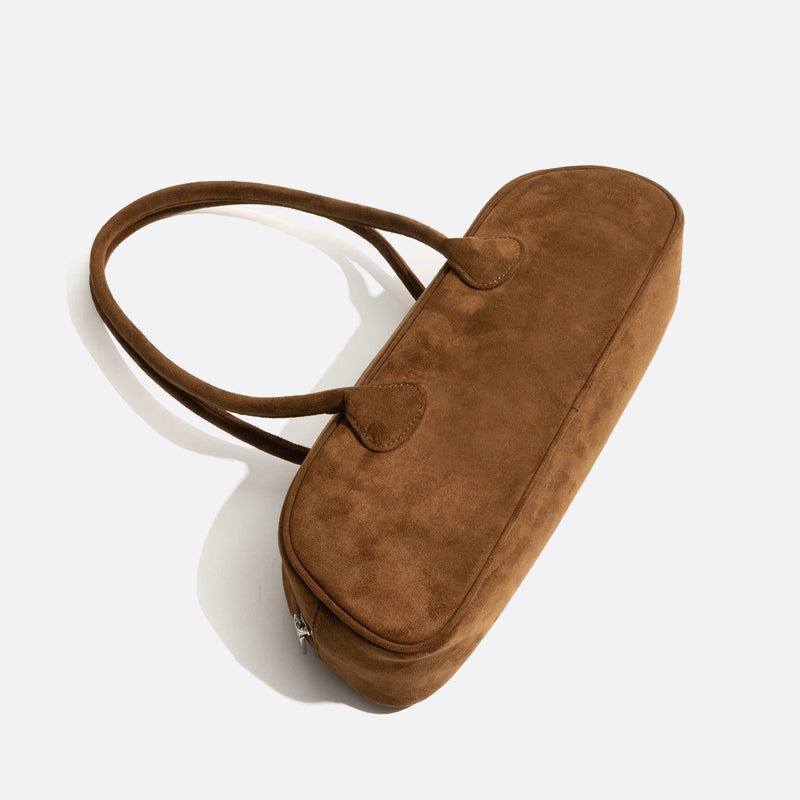 Sac baguette en daim: Luxe incarné | Nina Sac