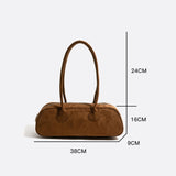 Sac baguette en daim: Luxe incarné | Nina Sac