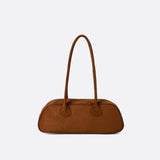 Sac baguette en daim: Luxe incarné | Nina Sac Marron