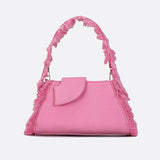 Sac Baguette en Denim | Nina Sac Rose