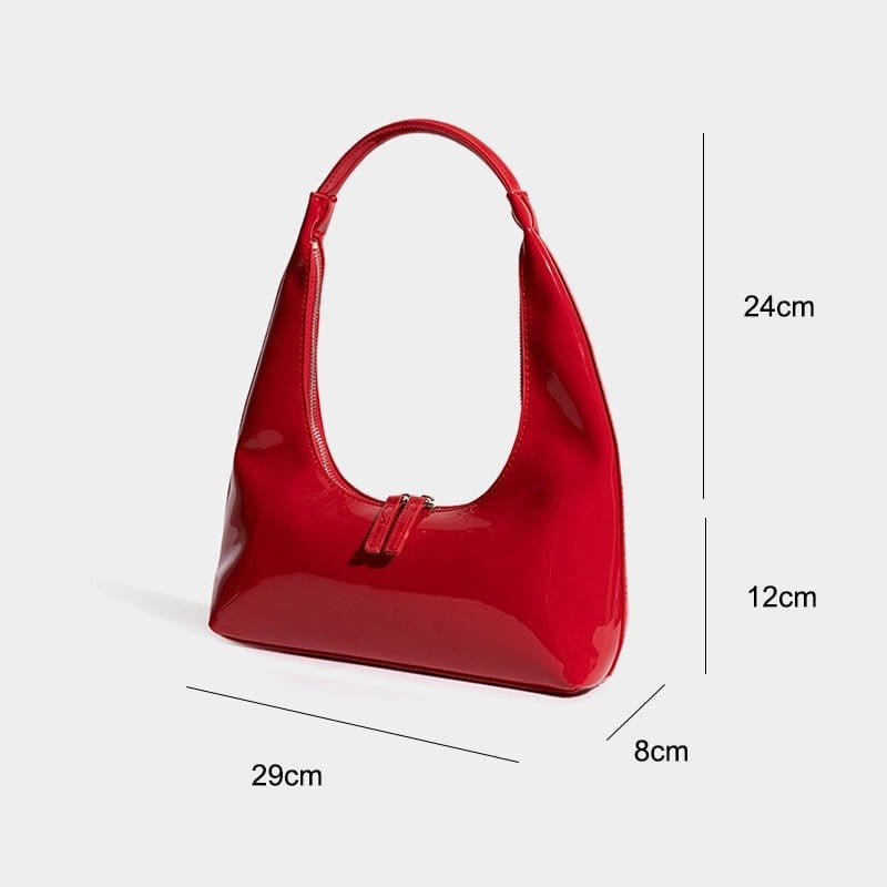 Sac Baguette Vernis Luxe | Nina Sac