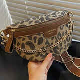 Sac banane femme tendance leopard | Nina Sac Brun