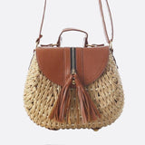 Sac Bandoulière Corde Tressée | Nina Sac Beige