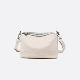 Sac bandoulière de style urbain multi poches | Nina Sac Blanc