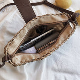 Sac Bandoulière Demi-Lune en Corde | Nina Sac