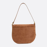 Sac bandoulière en cuir demi-lune | Nina Sac