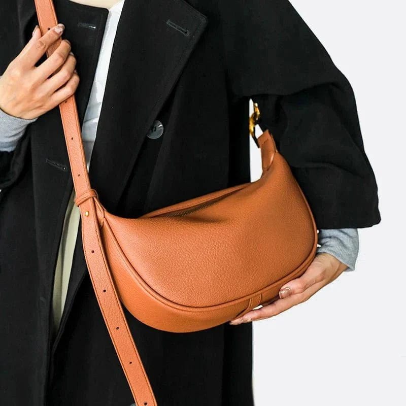 Sac Bandoulière en Cuir Doux | Nina Sac