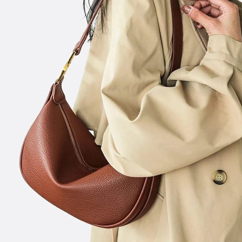 Sac Bandoulière en Cuir Doux | Nina Sac