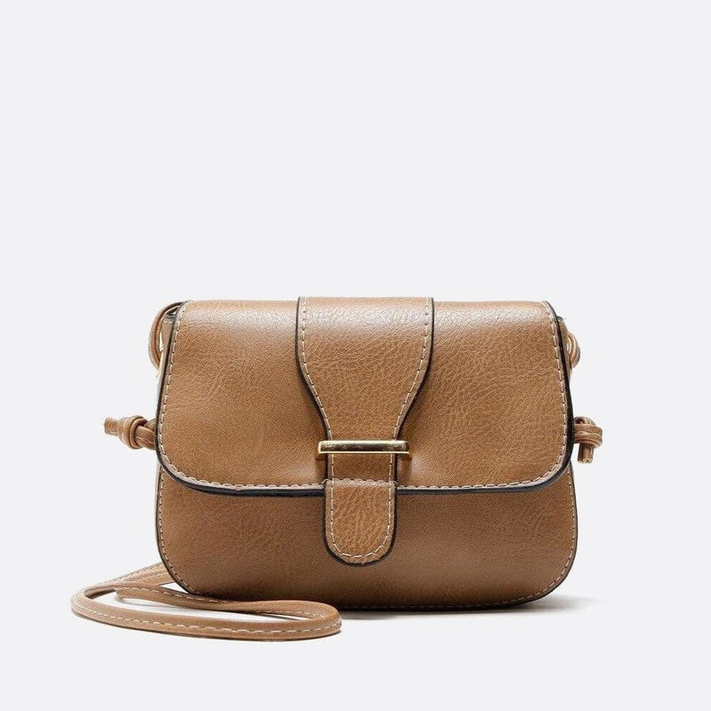 Sac Bandoulière en Cuir Mini | Nina Sac Beige