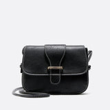 Sac Bandoulière en Cuir Mini | Nina Sac Noir