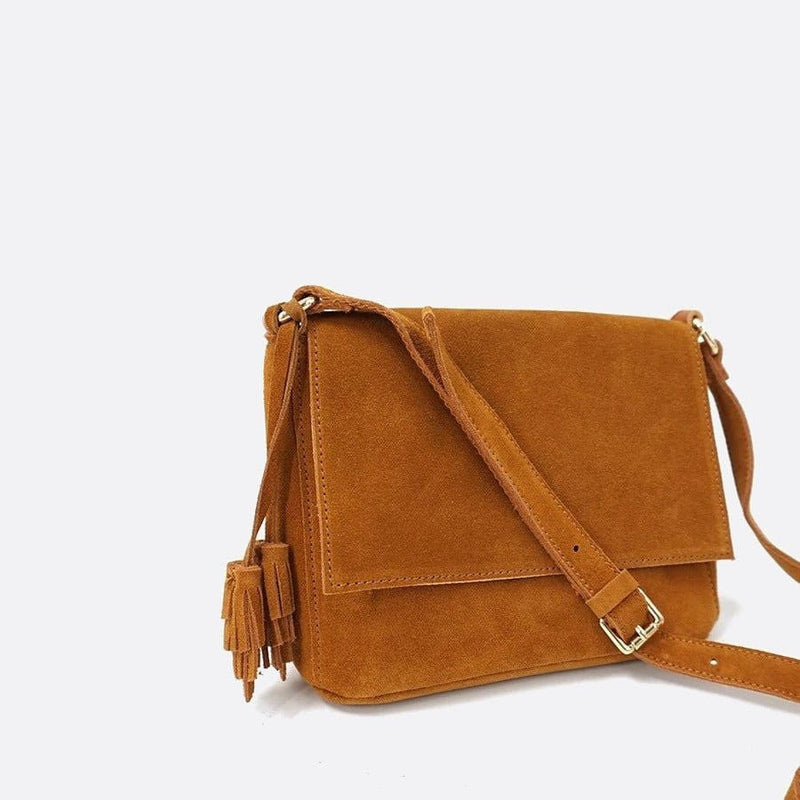 Sac Bandoulière en Daim de Luxe | Nina Sac