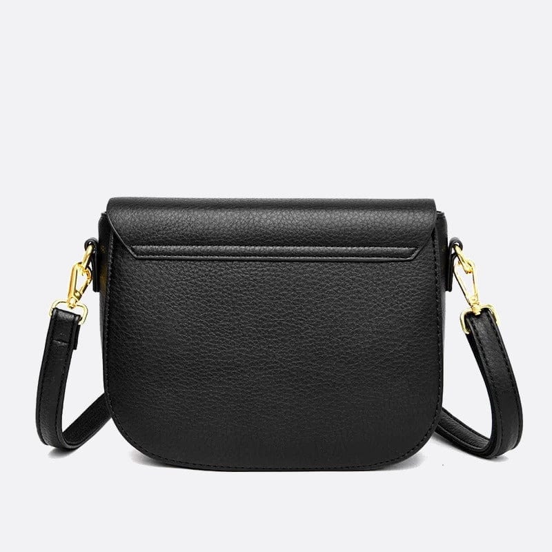 Sac bandoulière en simili cuir grainé | Nina Sac