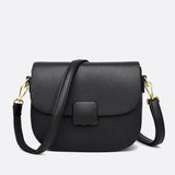 Sac bandoulière en simili cuir grainé | Nina Sac Noir