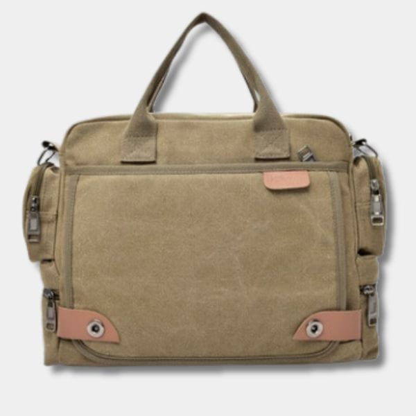 Sac Bandoulière en toile pour homme | Nina Sac Khaki