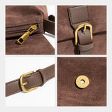Sac Bandoulière en Velours Daim | Nina Sac