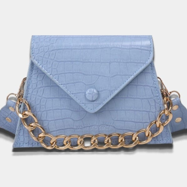 Sac Bandoulière Femme avec Chaine | Sac Victoria Bleu