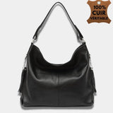 Sac Bandoulière Femme Cuir | Sac Elisa Noir