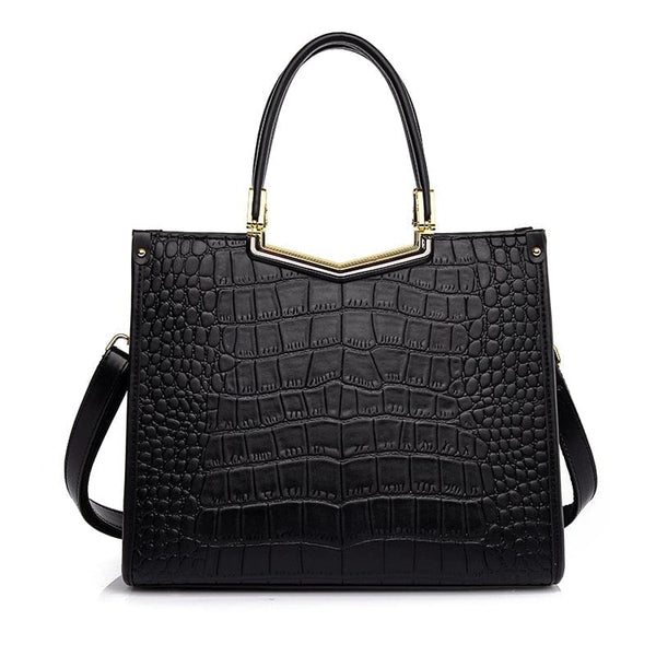 Sac Bandoulière Femme en Cuir de Crocodile Élégant | Nina Sac