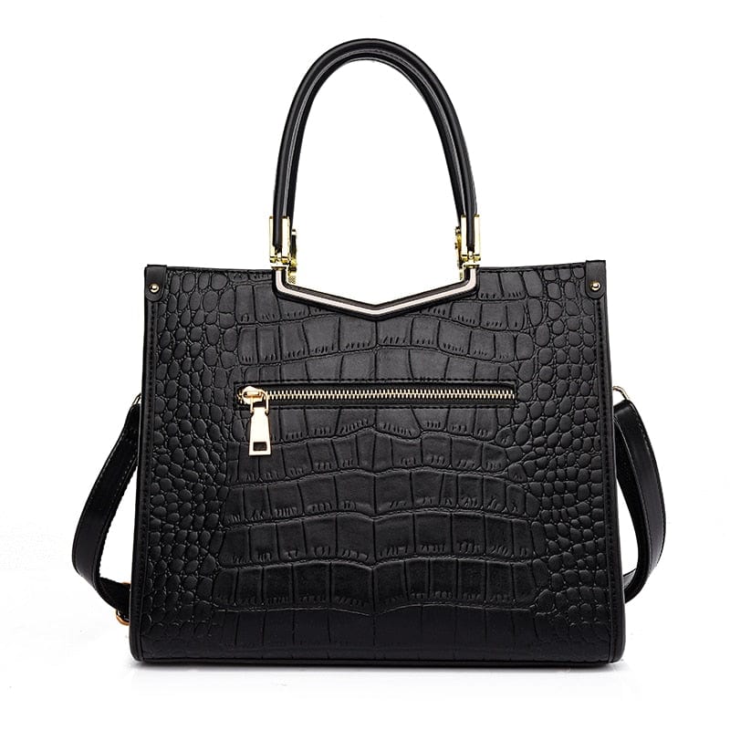 Sac Bandoulière Femme en Cuir de Crocodile Élégant | Nina Sac