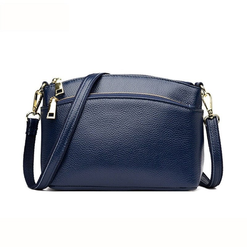 Sac Bandoulière Femme en Cuir de Luxe | Nina Sac Bleu