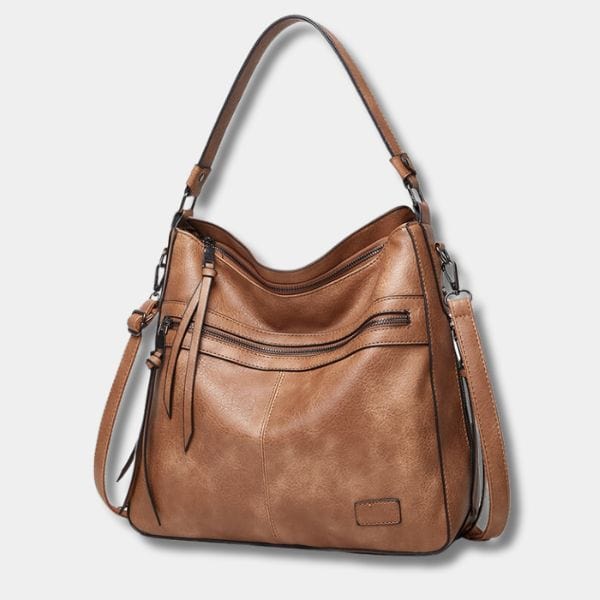 Sac Bandoulière Femme en Cuir Souple PU Khaki