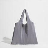 Sac Bandoulière Femme Plissé Fonctionnel: Idéal pour le Shopping | Nina Sac Gris