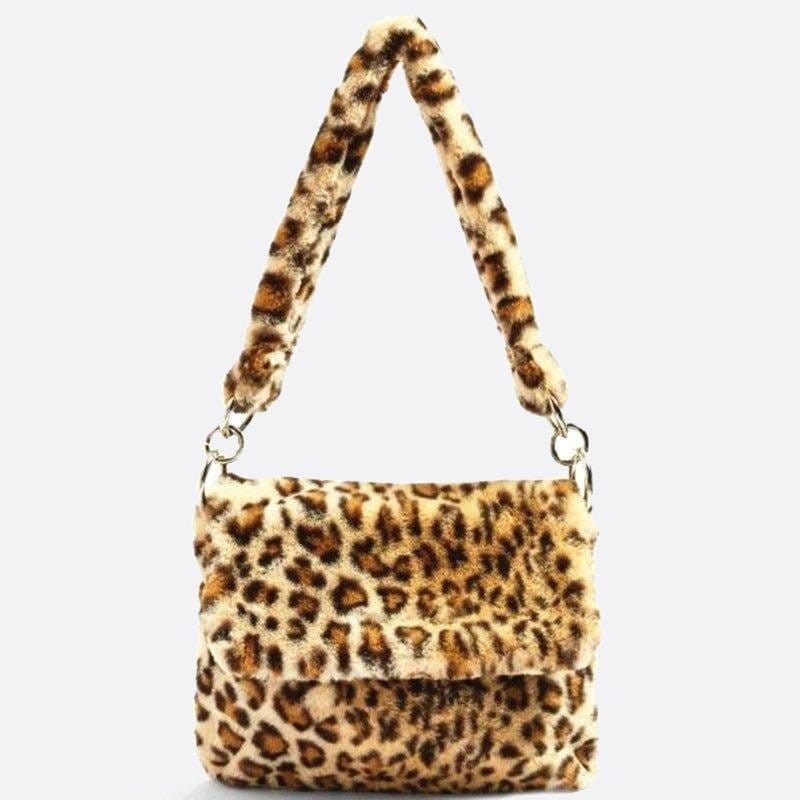 Sac Bandoulière Léopard Luxueux | Nina Sac