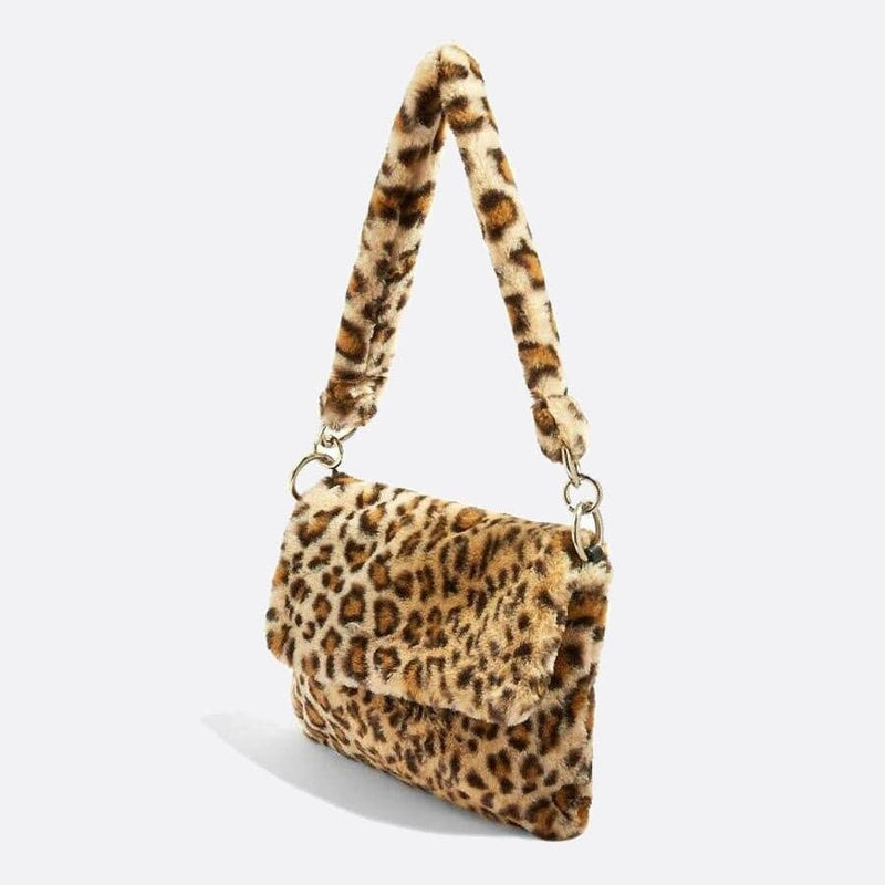 Sac Bandoulière Léopard Luxueux | Nina Sac