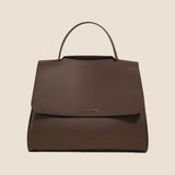 Sac Bandoulière Luxe Rétro - Poignée à Rabat | Nina Sac Café