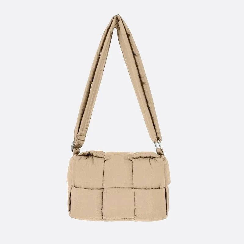 Sac Bandoulière Matelassé Chic | Nina Sac Beige