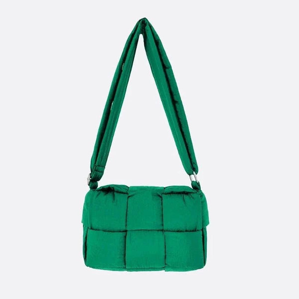 Sac Bandoulière Matelassé Chic | Nina Sac Vert