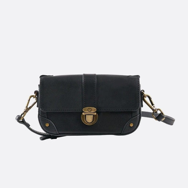 Sac Bandoulière Noir en Cuir | Nina Sac