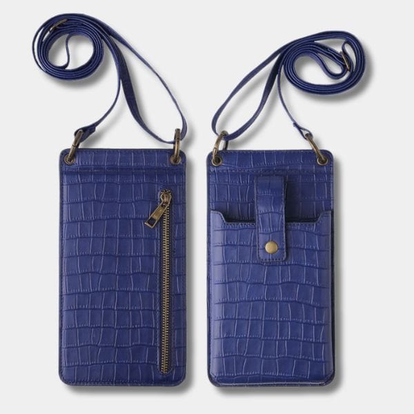 Sac Bandoulière pour Téléphone portable Femme Bleu