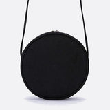 Sac Bandoulière Rond Coton Naturel | Nina Sac