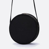 Sac Bandoulière Rond Coton Naturel | Nina Sac