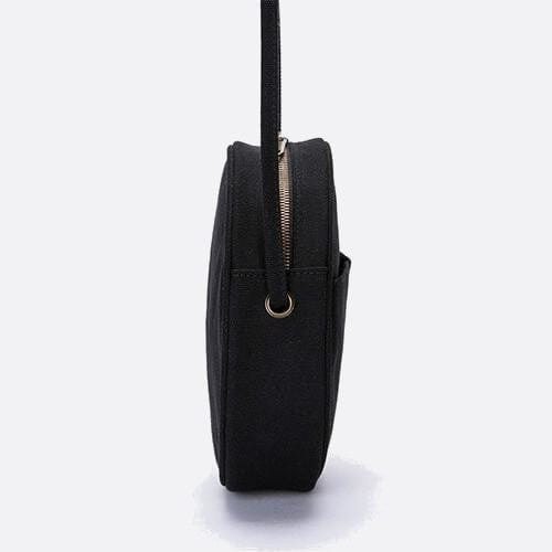 Sac Bandoulière Rond Coton Naturel | Nina Sac