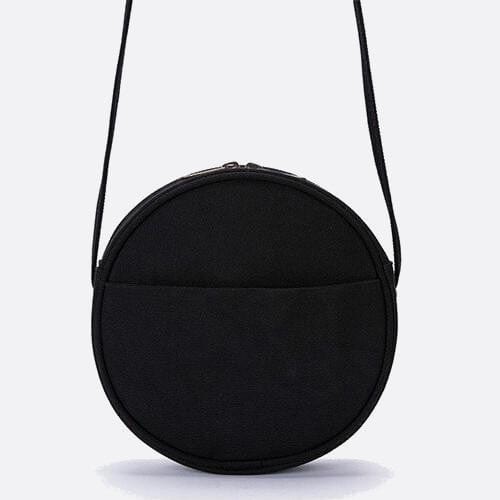 Sac Bandoulière Rond Coton Naturel | Nina Sac