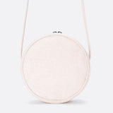 Sac Bandoulière Rond Coton Naturel | Nina Sac