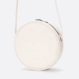 Sac Bandoulière Rond Coton Naturel | Nina Sac