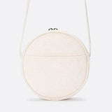Sac Bandoulière Rond Coton Naturel | Nina Sac