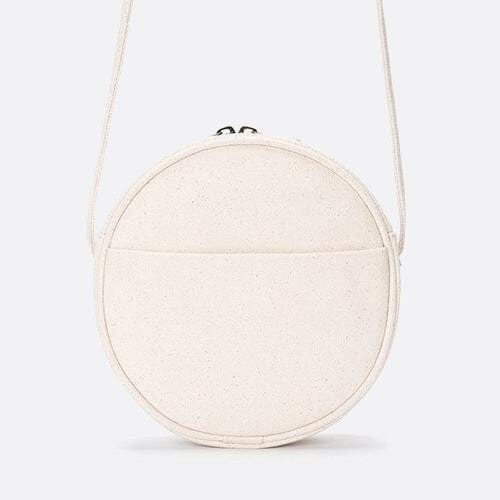 Sac Bandoulière Rond Coton Naturel | Nina Sac
