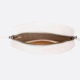 Sac Bandoulière Rond Coton Naturel | Nina Sac